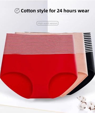 High-Waist Comfort Panties – Imported Quality (1 Piece)